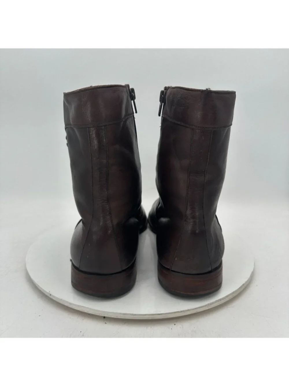 Bally Lexus Parawet Men Size 13M Dark Brown Leather Side Zip Ankle Boot